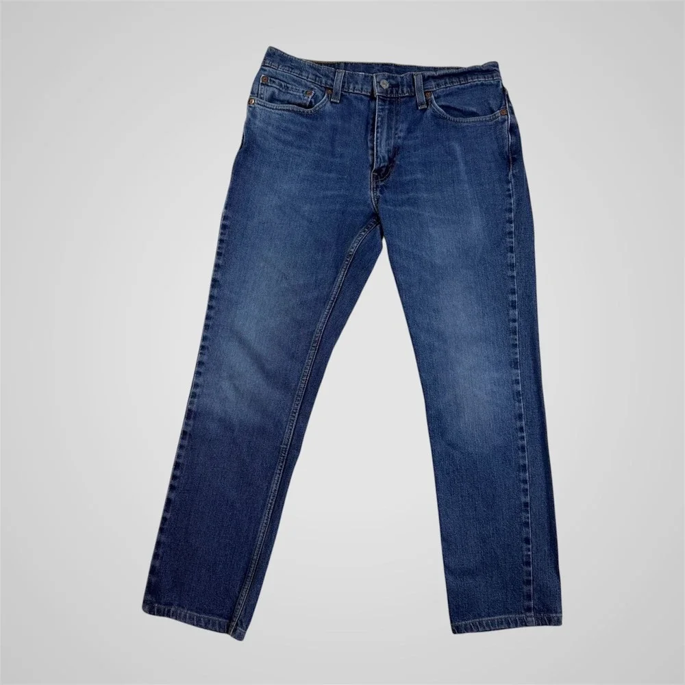 Levis‎ 511 Slim Fit Jeans Mens 32x37 Medium Wash Blue Denim Pants 04511-1786